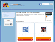 Tablet Screenshot of partypaprika.com